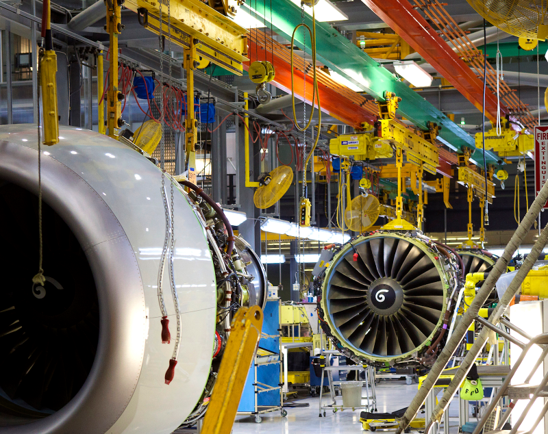 Illustration for article titled The Stunning Factory Porn Of Aircraft Assembly Lines